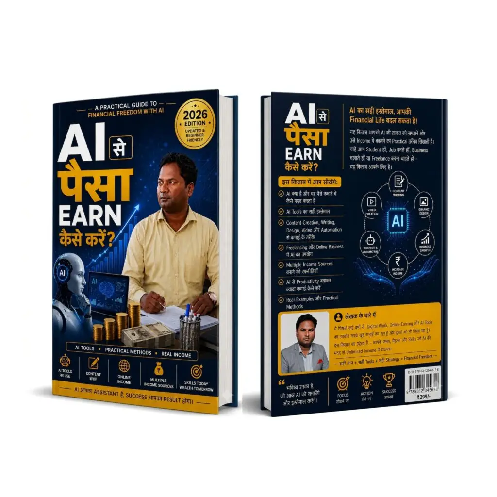 AI से पैसे कमाने के तरीके पर ई-बुक (e-book)